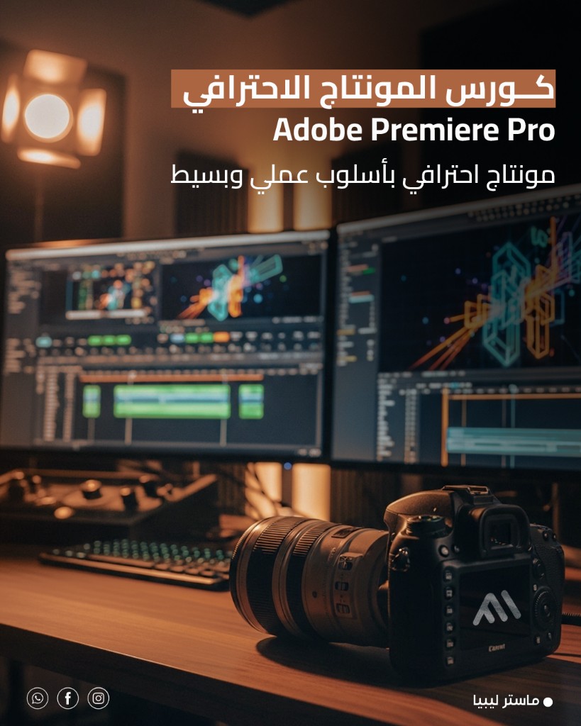 صورة كورس المونتاج باستخدام بريمير برو